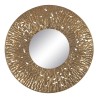 Espejo de pared Dorado Cristal Hierro 76,5 x 7 x 76,5 cm