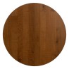 Mesa Negro Natural Madera MDF 80 x 80 x 75 cm