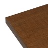 Mesa Negro Natural Madera MDF 60 x 60 x 75 cm