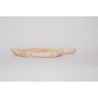 Bandeja de Aperitivos DKD Home Decor Marru00f3n claro Natural Tropical Hoja de planta 56 x 28 x 5 cm