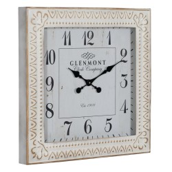 Reloj de Pared Blanco Hierro 60 x 60 x 6,5 cm