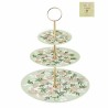 Frutero DKD Home Decor Verde Beige Metal Porcelana 27 x 27 x 34 cm