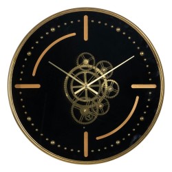 Reloj de Pared Negro Dorado...