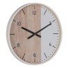 Reloj de Pared Blanco Natural Madera 60 x 60 x 5,5 cm