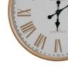 Reloj de Pared Blanco Natural Hierro 60 x 60 x 6 cm