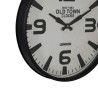 Reloj de Pared Blanco Negro Hierro 46 x 46 x 6 cm