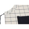 Delantal con Bolsillo DKD Home Decor 70 x 1 x 85 cm Negro Beige Azul Algodu00f3n