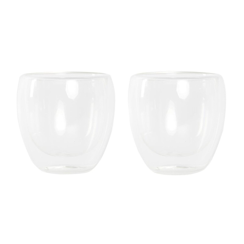 Set de Vasos DKD Home Decor 250 ml 8,3 x 8,3 x 8,9 cm