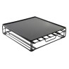 Organizador de Cu00e1psulas de Cafu00e9 DKD Home Decor 28,7 x 32 x 7 cm Negro Metal