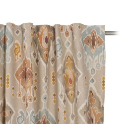 Cortina Beige Estampado 140...