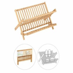 Escurridor de Cocina Plegable DKD Home Decor 42 x 27,5 x 38 cm Natural