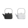 Tetera DKD Home Decor Negro Acero Inoxidable Blanco 1,2 L (2 Unidades)