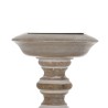 Candelabro Blanco Natural Hierro Madera de mango 14 x 14 x 45,72 cm