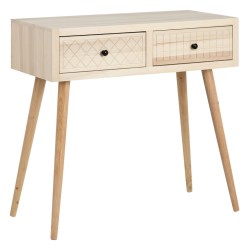 Consola MARIE Natural Madera de álamo 85 x 40 x 80,5 cm