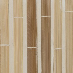 Portavelas Beige Bambú Madera MDF 10,5 x 10,5 x 16 cm