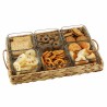 Bandeja de Aperitivos DKD Home Decor 32 x 11 x 6 cm Cristal Natural 280 ml (7 Unidades)