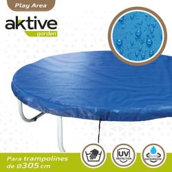 Lona de Protección Aktive Cama Elástica Azul Ø 305 cm (6 Unidades)