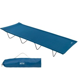 Tumbona Aktive Azul Plegable 180 x 18 x 60 cm (6 Unidades)