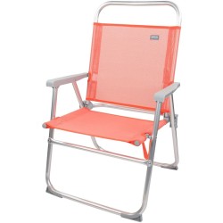 Silla Plegable Aktive Flamingo Coral 48 x 88 x 50 cm (4 Unidades)