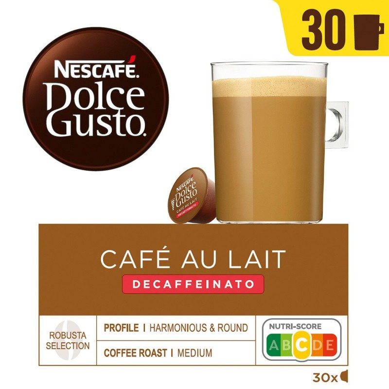 Cu00e1psulas de Cafu00e9 Nestle AULAIT DESCAF