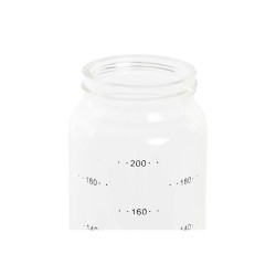 Aceitera DKD Home Decor 200 ml 6 x 6 x 16,5 cm Transparente Acero Inoxidable Vidrio de Borosilicato