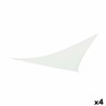 Velas de sombra Aktive Triangular Blanco 360 x 0,5 x 360 cm (4 Unidades)