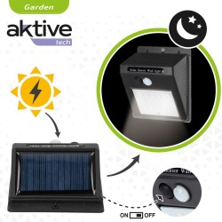 Luz solar Aktive Plástico 9 x 12 x 5 cm (6 Unidades)