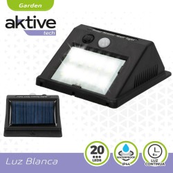 Luz solar Aktive Plástico 9 x 12 x 5 cm (6 Unidades)