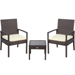 Conjunto de Mesa con 2 Sillones Aktive