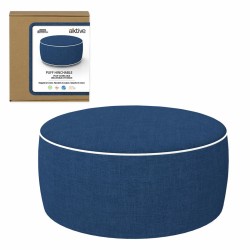 Puff Hinchable Aktive Azul marino Clásico 53 x 23 x 53 cm (4 Unidades)