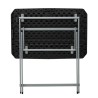 Mesa auxiliar Lifetime Negro 75 x 66 x 50,5 cm Acero Plástico