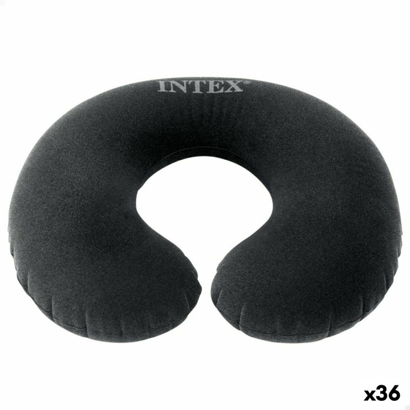 Almohada de Viaje Intex Gris 36 x 10 x 30 cm (36 Unidades)