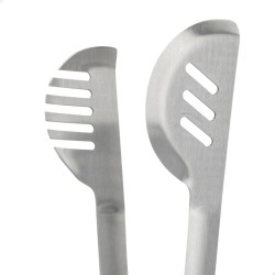 Set de Utensilios para Barbacoa Aktive 4 Piezas Barbacoa Acero Inoxidable 10 x 42 x 4 cm (4 Unidades)