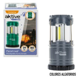 Farol LED Aktive Plástico (12 Unidades) 80 Lm