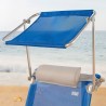 Silla de Playa Aktive Azul 47 x 67 x 43 cm (2 Unidades)