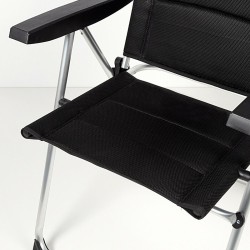 Silla de Playa Aktive Deluxe Plegable Negro 49 x 123 x 67 cm (2 Unidades)