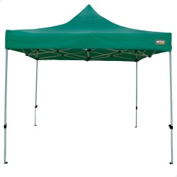 Cenador Aktive Plegable Altura ajustable Acero Poliéster 420D Oxford Verde 300 x 320 x 300 cm