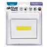 Interruptor Aktive Blanco 8,5 x 8,5 x 3 cm (24 Unidades)