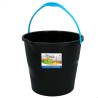 Cubo con Asa Colorbaby Negro 10 L 29,5 x 26 x 28,5 cm (6 Unidades)