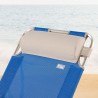 Tumbona reclinable Aktive Azul 153 x 33 x 47 cm