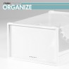 Caja apilable para zapatos Max Home Blanco 12 Unidades Polipropileno ABS 23 x 14,5 x 33,5 cm