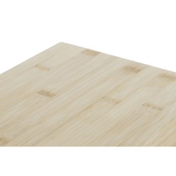 Tabla de cortar DKD Home Decor Natural Bambu00fa Acero Inoxidable 28 x 21,5 x 4,2 cm