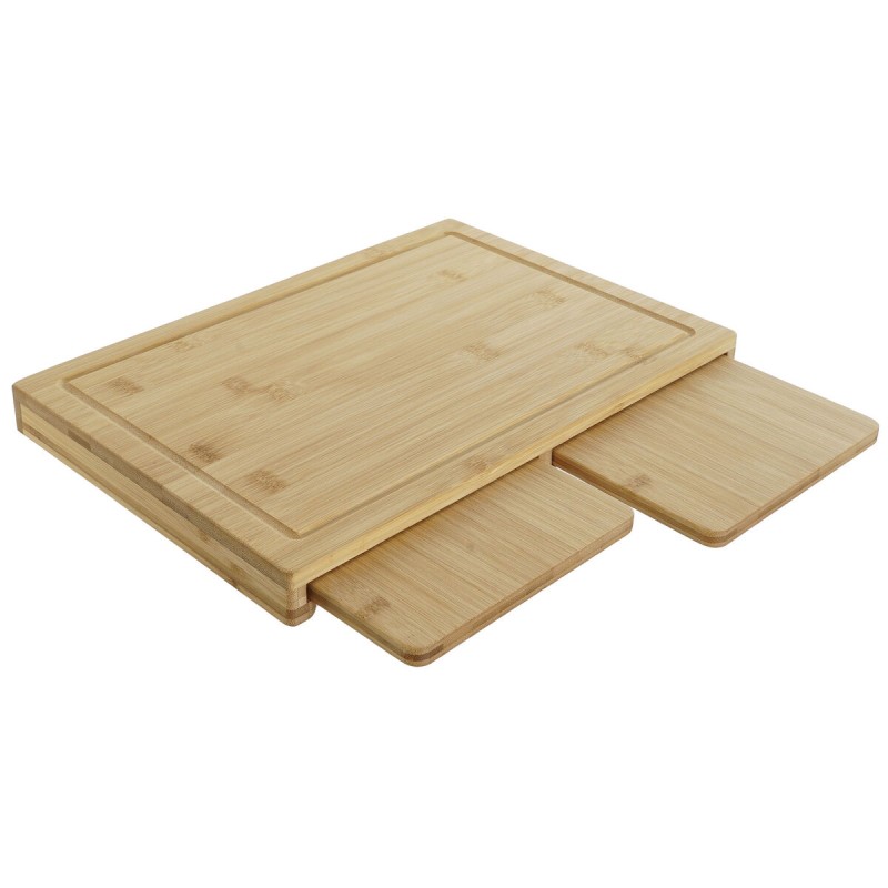 Tabla de cortar DKD Home Decor Natural Bambu00fa 35 x 25 x 3 cm