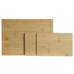 Tabla de cortar DKD Home Decor Natural Bambu00fa 35 x 25 x 3 cm