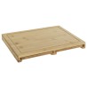 Tabla de cortar DKD Home Decor Natural Bambu00fa 35 x 25 x 3 cm