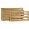 Tabla de cortar DKD Home Decor Natural Bambu00fa 36 x 21 x 2 cm