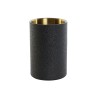 Enfriador de Botellas DKD Home Decor Negro Dorado Acero Inoxidable 12 x 12 x 18 cm