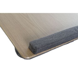 Bandeja Home ESPRIT Poliu00e9ster Madera MDF 55 x 35 x 7 cm