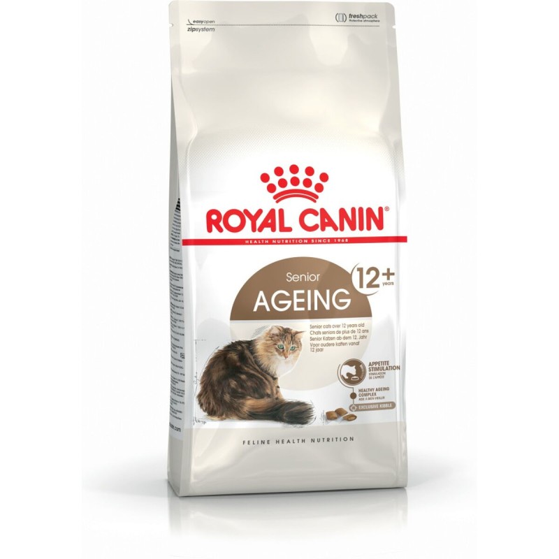 Comida para gato Royal Canin Senior Ageing 12+ Senior Pollo Vegetal Aves 4 Kg