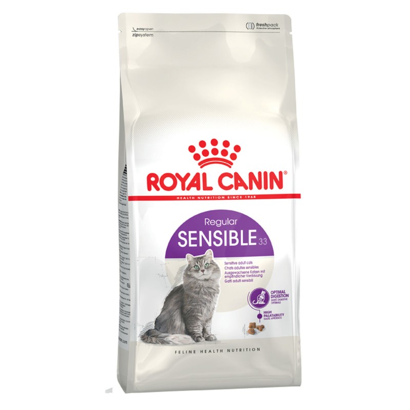 Comida para gato Royal Canin Sensible 33 Adulto Arroz Aves 4 Kg